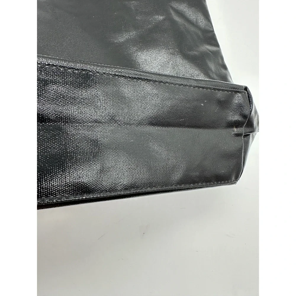 All Saints Black Tote Bag Luxury Logo Printed Carry-All Fashion Accessory Gift